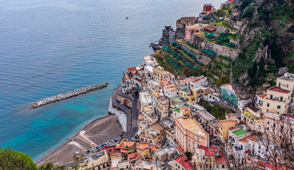 Atrani village, from Amalfi Coast, Italy