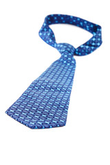 Stylish tie isolated on a white background