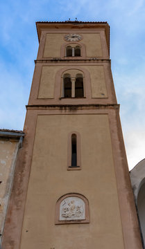 Bell tower church St. Francesco, Ravello village, Italy