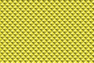 Yellow background abstract pyramidas texture seamless pattern