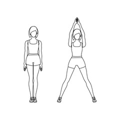 Jumping jacks workout outline
