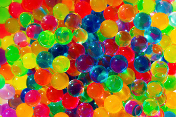 Fototapeta na wymiar background of colorful water balloons for children