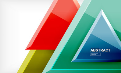 Tech futuristic geometric 3d shapes, minimal abstract background