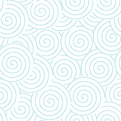 Abstract geometric pattern with swirls . Spiral shapes background. EPS 10 stock vector.