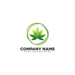 Cannabis Concept illustration Design vector template