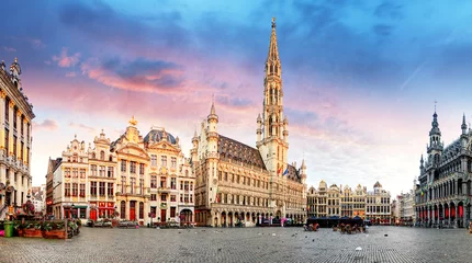 Tafelkleed Brussel - Grote Markt, België © TTstudio