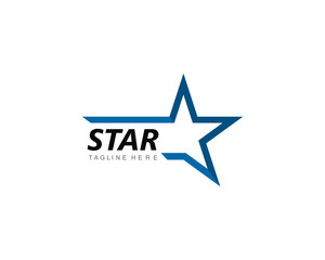 Fototapeta premium Star Logo Template vector icon illustration design 