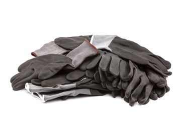 Work gloves isolated on a white background.