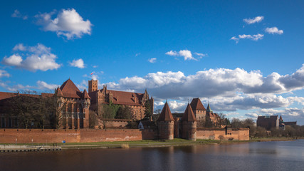 Fototapeta premium Teutonic castle in Malbork, Pomorskie, Poland