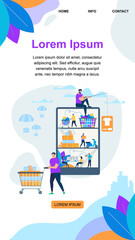 Vertical Banner Men and Women Order Purchases