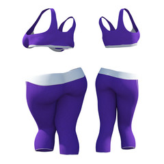 Conceptual fat overweight obese female pants and bra vs slim fit healthy body after weight loss or diet thin young woman isolated. A fitness, nutrition or fatness obesity health shape 3D illustration