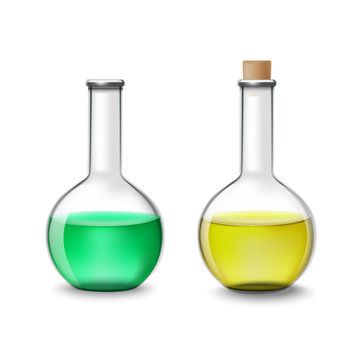 chemical Glass flasks