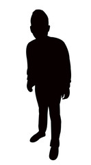 man body silhouette vector