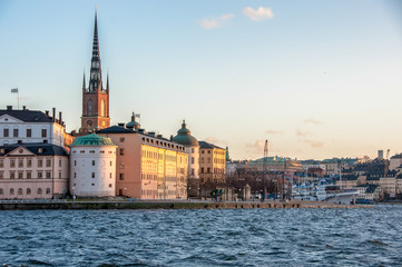 Fototapeta na wymiar Gamla Stan - Stockholm Old Town, Sweden