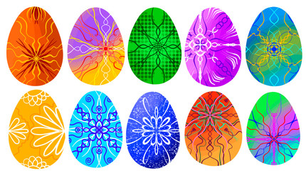 Easter eggs vector eps10