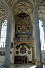 Seitenorgel der Georgskirche in Nördlingen