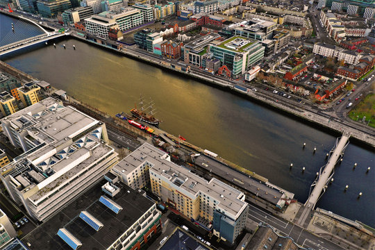 Luftbilder von Dublin - Irlands Hauptstadt Dublin aus der Luft fotografiert