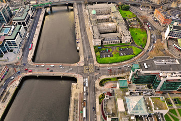 Dublin - Luftbilder von Dublin mit DJI Mavic 2 Drohne fotografiert aus ca. 100 Meter H&ouml;he