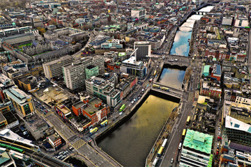 Dublin - Luftbilder von Dublin mit DJI Mavic 2 Drohne fotografiert aus ca. 100 Meter H&ouml;he