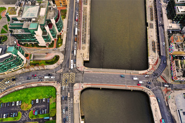 Dublin - Luftbilder von Dublin mit DJI Mavic 2 Drohne fotografiert aus ca. 100 Meter Höhe