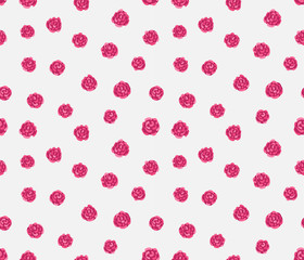 Roses Pattern. Endless Flower Background.