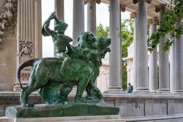 Obraz premium parco el retiro, Madrid, Spagna
