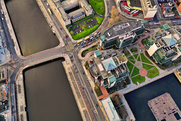 Dublin - Luftbilder von Dublin mit DJI Mavic 2 Drohne fotografiert aus ca. 100 Meter H&ouml;he