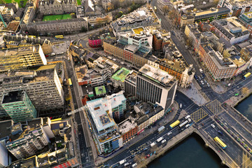 Dublin - Luftbilder von Dublin mit DJI Mavic 2 Drohne fotografiert aus ca. 100 Meter Höhe