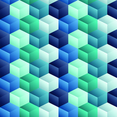 Cubic seamless 3d pattern