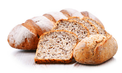 Composition with assorted bakery products