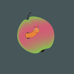 Vector Illustration Of Apple