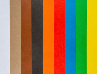 Background from strips of colored paper.