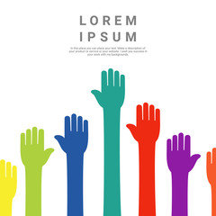 Obraz premium Ręce do góry 35