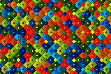Seamless colorfull pattern of squares