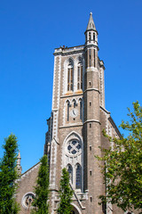 Fototapeta na wymiar Eglise saint Méen de Cancale, Ile et Vilaine, Bretagne, France