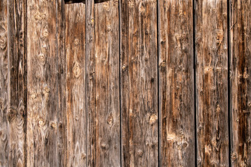 weathered oak wall as background in laths