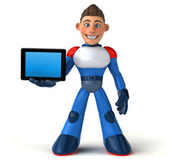 Super modern superhero - 3D Illustration