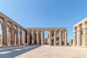Foto op Plexiglas Luxor Temple, a large Ancient Egyptian temple complex located on the east bank of the Nile River in the city today known as Luxor (ancient Thebes). © Alfredo