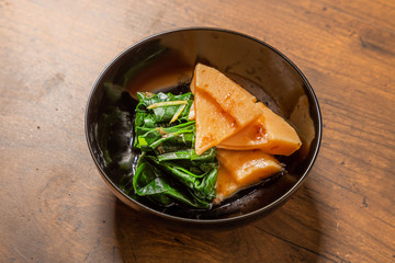 たけのこの煮物　Simmered Japanese bamboo shoots