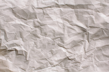 White Texture Background. Crumpled paper.