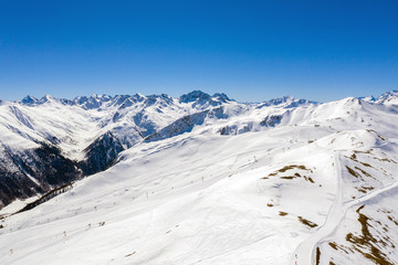 Livigno - Valtellina (IT) - Vista aerea invernale