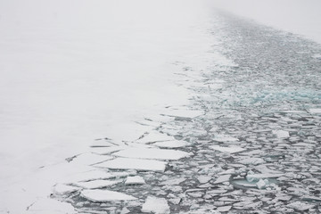Broken ice