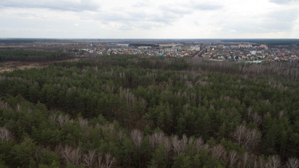 Fototapeta premium Beautiful view of nature from a great height
