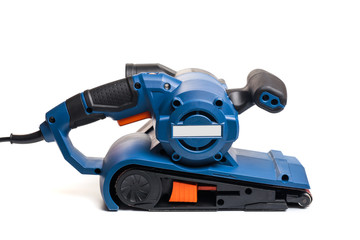 Obraz premium strip sander tool isolated on white background