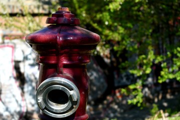 red fire hydrant
