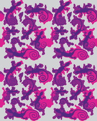 Camouflage pattern.Seamless army wallpaper.Military design.Abstract camo design.Digital paper. Repeating camouflage background.Fashionable.Printable art.Colorful vector illustration.