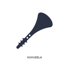 vuvuzela icon on white background. Simple element illustration from brazilia concept.