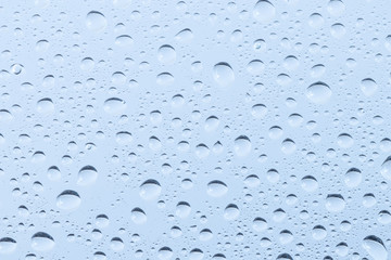 ガラスに付いた水滴 背景白