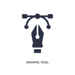 graphic tool icon on white background. Simple element illustration from creative pocess concept.