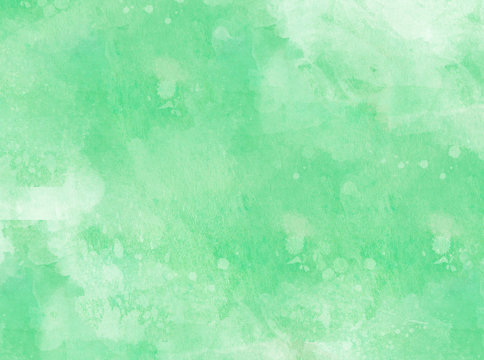 green abstract watercolor background  texture